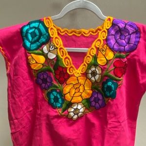 Handmade Vintage Cotton Embroidered Top